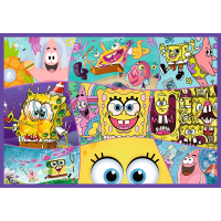 TREFL Puzzle Šílený svět Spongeboba 4x250 dílků