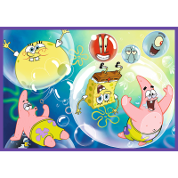 TREFL Puzzle Šílený svět Spongeboba 4x250 dílků