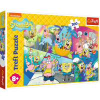 TREFL Puzzle SpongeBob v Bikini Bottom 300 dílků