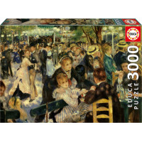 EDUCA Puzzle Tanec v Moulin de la Galette 3000 dílků