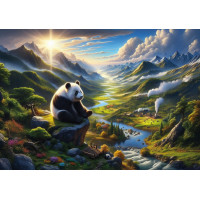 ART PUZZLE Puzzle Útočiště pro pandy 500 dílků