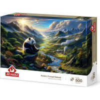 ART PUZZLE Puzzle Útočiště pro pandy 500 dílků