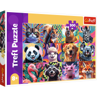 TREFL Puzzle Veselé zvířecí portréty 300 dílků