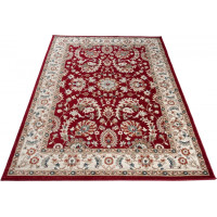 Kusový koberec DUBAI kilim - červený/béžový