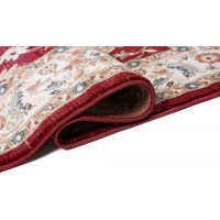 Kusový koberec DUBAI kilim - červený/béžový