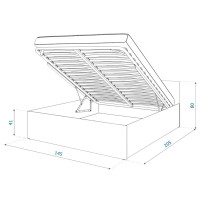Postel PANAMA 200x140 cm - dub craft
