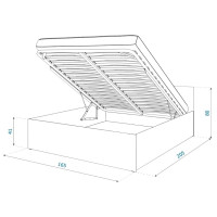 Postel PANAMA 200x160 cm - dub craft