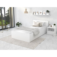 Postel PANAMA 200x90 cm - bílá