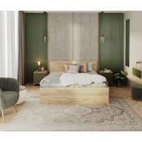 Postel PANAMA 200x180 cm - dub craft