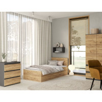 Postel PANAMA 200x90 cm - dub craft
