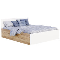 Postel PANAMA 200x180 cm - dub craft/bílá