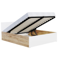 Postel PANAMA 200x180 cm - dub craft/bílá