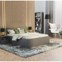 Postel PANAMA 200x180 cm - šedá
