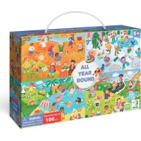 DODO Puzzle Během celého roku 100 dílků