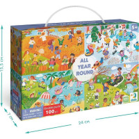 DODO Puzzle Během celého roku 100 dílků