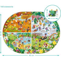 DODO Puzzle Během celého roku 100 dílků