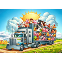 ART PUZZLE Puzzle Cesta truckem 100 dílků