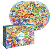 DODO Puzzle Denní rutina 100 dílků