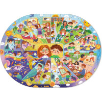 DODO Puzzle Denní rutina 100 dílků