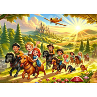 ART PUZZLE Puzzle Lesní dobrodružství 100 dílků