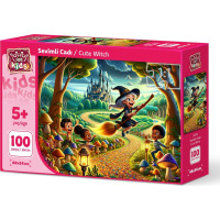 ART PUZZLE Puzzle Roztomilá čarodějnice 100 dílků