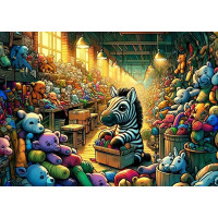 ART PUZZLE Puzzle Továrna na hračky 100 dílků