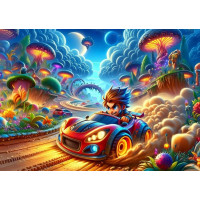 ART PUZZLE Puzzle Zlomyslný závodník 100 dílků