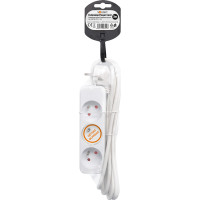 Solight prodlužovací přívod 3m, 3 zásuvky, 16A/3680W, PVC, bílý