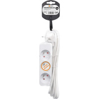 Solight prodlužovací přívod 5m, 3 zásuvky, 16A/3680W, PVC, bílý