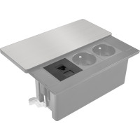 Solight RJ45 Cat6 doplňkový modul pro vestavné zásuvky série PP128
