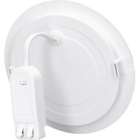 Solight LED mini panel koupelnový 2v1, 3CCT, podhledový/přisazený, 12W, 1020lm, IP54, bílá, kulatý