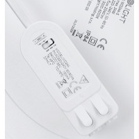 Solight LED mini panel koupelnový 2v1, 3CCT, podhledový/přisazený, 24W, 2040lm, IP54, stříbrná, kulatý