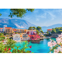 ALIPSON Puzzle Barevná vesnice Assos, Řecko 500 dílků
