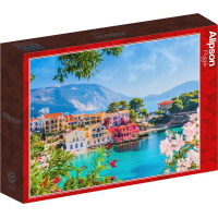 ALIPSON Puzzle Barevná vesnice Assos, Řecko 500 dílků