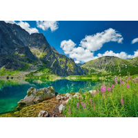 CASTORLAND Puzzle Czarny Staw pod Rysami, Tatry, Polsko 500 dílků