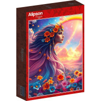 ALIPSON Puzzle Duhová dívka 500 dílků
