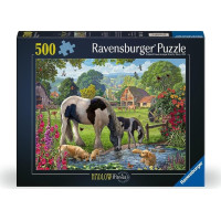 RAVENSBURGER Puzzle Hadlow - svět poníků 500 dílků