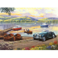 RAVENSBURGER Puzzle Objevování krás jezer 500 dílků
