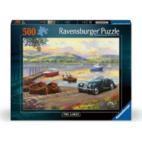RAVENSBURGER Puzzle Objevování krás jezer 500 dílků