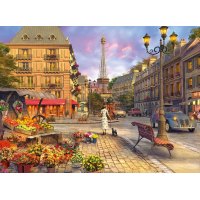 RAVENSBURGER Puzzle Procházka Paříží 500 dílků