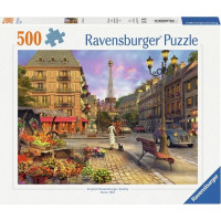 RAVENSBURGER Puzzle Procházka Paříží 500 dílků