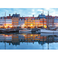 BLUEBIRD Puzzle Západ slunce v Nyhavnu 500 dílků