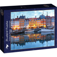 BLUEBIRD Puzzle Západ slunce v Nyhavnu 500 dílků