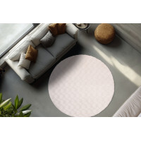 Kusový koberec Diamond Cut 800 Cream kruh