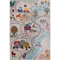 Dětský kusový koberec Magic Kids ML 108 Farm