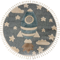 Dětský kusový koberec My Fano 391 Space kruh