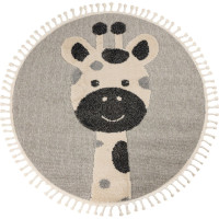 Dětský kusový koberec My Fano 392 Giraffe kruh