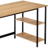 Psací stůl FALUN MODERN OAK - dub/černý