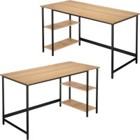 Psací stůl FALUN MODERN OAK - dub/černý