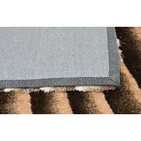 Kusový koberec Shaggy MAX lana - hnědý - vzor 2